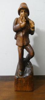 Retro / oud beeld houtsnijwerk, houthakker [1546], Ophalen