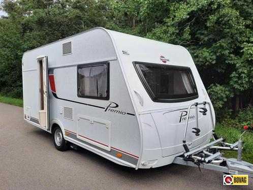 Bürstner Premio 395 TS, Caravans en Kamperen, Caravans, tot en met 4, 1000 - 1250 kg, Treinzit, Bürstner, Dwarsbed, Overige typen