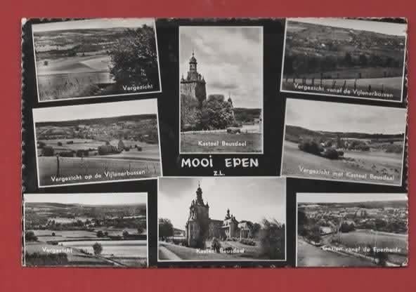 Epen - Mooi Epen - Kasteel Beusdael e.a. - 1964, Ophalen of Verzenden, 1960 tot 1980, Gelopen, Limburg