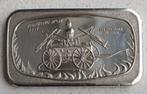 ZILVERBAAR ADRIATIC NO 31 1859 1 OZ, Ophalen of Verzenden, Zilver