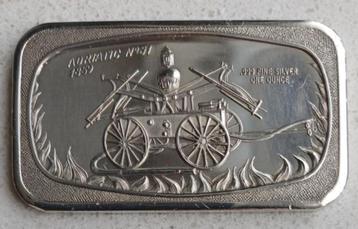 ZILVERBAAR ADRIATIC NO 31 1859 1 OZ  beschikbaar voor biedingen
