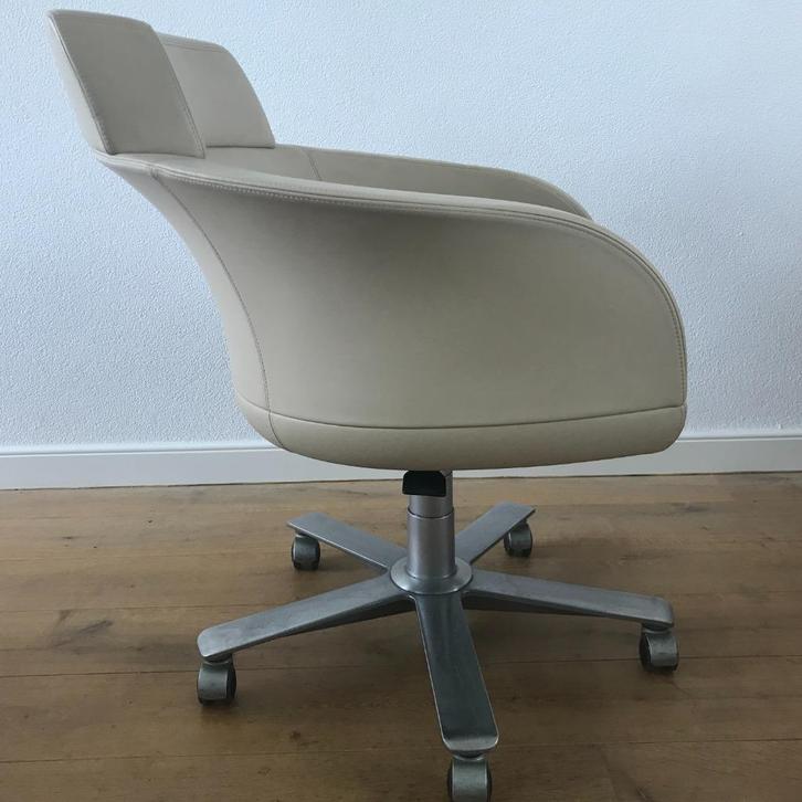 6 Giorgetti Selectus bureaustoel stoel design vintage, Huis en Inrichting, Bureaustoelen, Gebruikt, Zwart, Ophalen