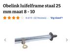 luifelframe staal 25 mm maat 8 - 10, Caravans en Kamperen, Ophalen of Verzenden, Gebruikt