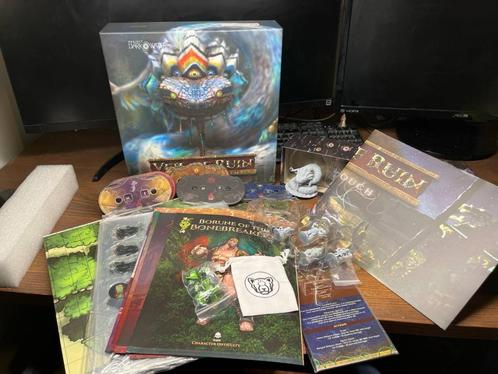Veil of Ruin kickstarter set, Hobby en Vrije tijd, Gezelschapsspellen | Bordspellen, Zo goed als nieuw, Een of twee spelers, Drie of vier spelers