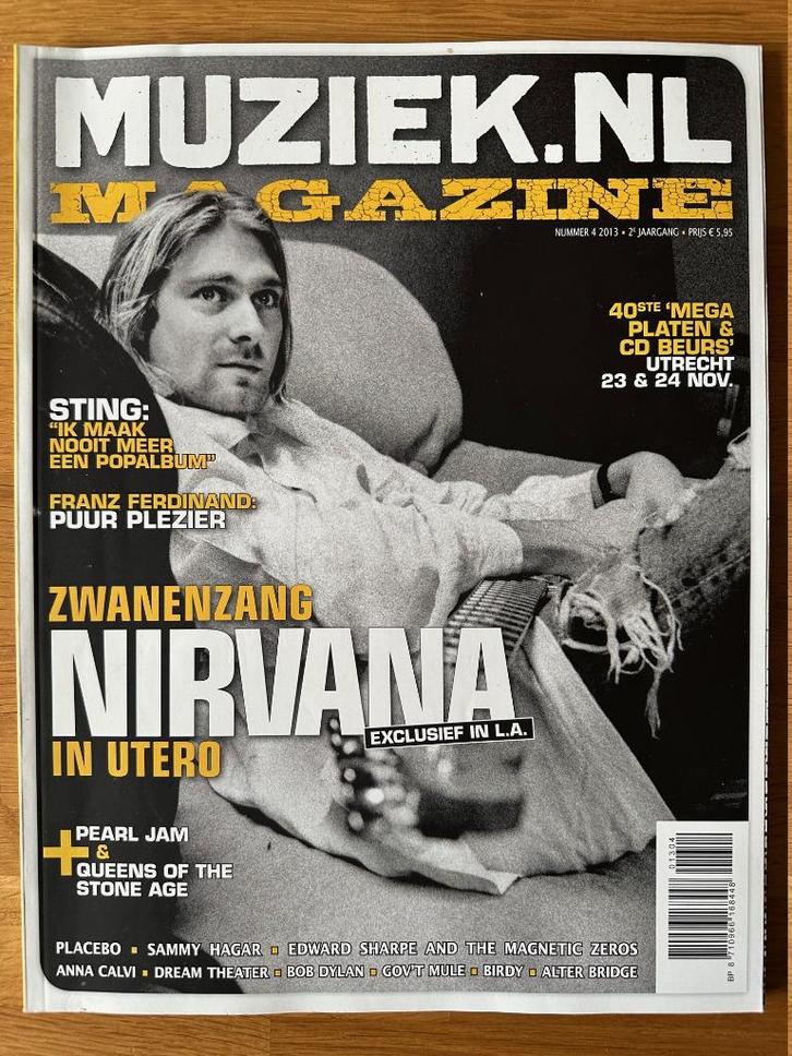 Muziek magazine nr. 4-2013 met Nirvana, Sting, Bob Dylan, Boeken, Muziek, Zo goed als nieuw, Artiest, Ophalen