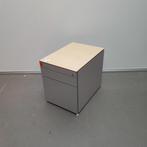 Prachtig ladeblok STEELCASE zilvergrijs met ahorn blad, Ophalen of Verzenden, Nieuw, Minder dan 100 cm