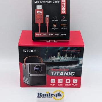 STOBE Titanic beamer streaming smartphone HDMI USB C - Nieuw beschikbaar voor biedingen