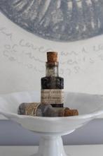 Oude brocante flesjes met sleets etiket Nr.1*Pronck & Praal*, Ophalen of Verzenden