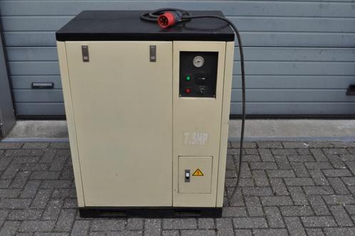silent compressor, 7.5 pk, zuigercompressor,  600 l/min, Doe-het-zelf en Verbouw, Compressors, Gebruikt, 10 bar of meer, Minder dan 25 liter