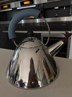 Alessi 9093 Fluitketel Blauw - Michael Graves Design, Huis en Inrichting, Gebruikt, Inductieplaat, Overige typen, Ophalen of Verzenden