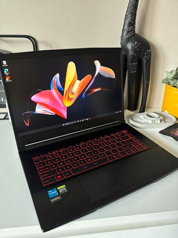 MSI GAMING LAPTOP| i5-12400H. RTX. 16GB beschikbaar voor biedingen