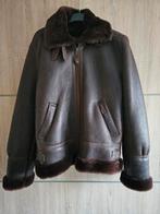 NIEUW! SCHOTT Lammy Coat - rundleder en schapenvacht, Kleding | Heren, Jassen | Winter, Maat 52/54 (L), Bruin, SCHOTT, Nieuw