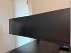 2x DELL monitor 24 inch + monitorarmen, Computers en Software, Monitoren, Ophalen, IPS, Full HD, Zo goed als nieuw