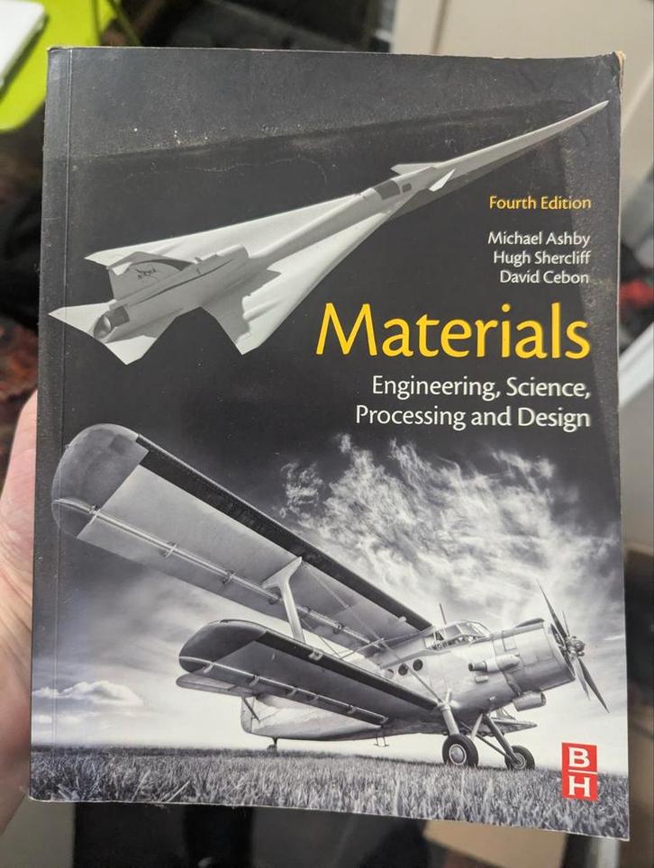 Materials - Ashby (4th editie), Boeken, Studieboeken en Cursussen, Gelezen, HBO, Beta, Ophalen of Verzenden