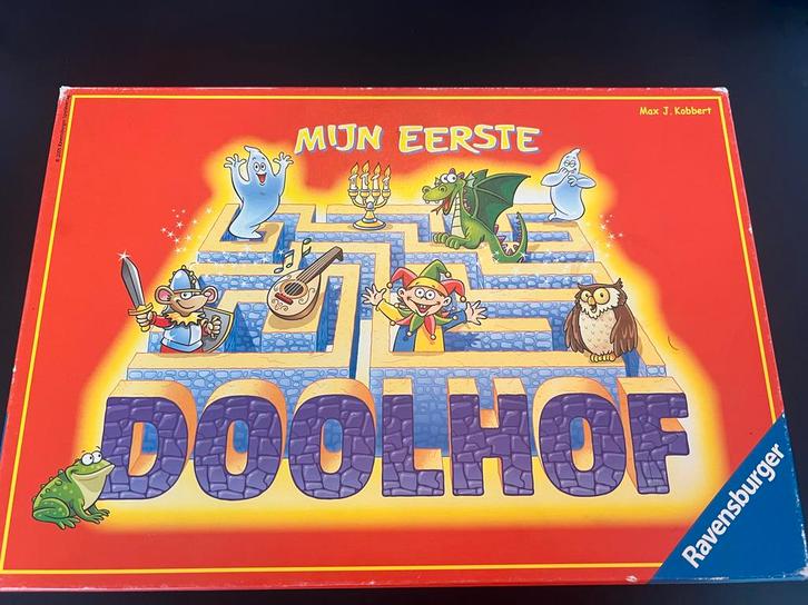 Mijn Eerste Doolhof - Ravensburger, Hobby en Vrije tijd, Gezelschapsspellen | Bordspellen, Gebruikt, Drie of vier spelers, Ophalen of Verzenden