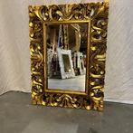 Barok Spiegel – houten lijst Goud - 80 x 60 cm- TTM Wonen, Antiek en Kunst, Antiek | Spiegels, 50 tot 100 cm, Minder dan 100 cm