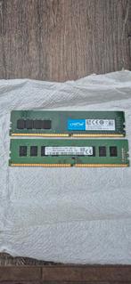 2x 8GB DDR4 Geheugen - Crucial & SK Hynix, Ophalen, Gebruikt, DDR4, Desktop