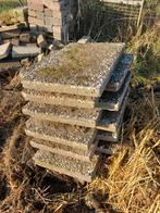 Gratis grindtegels en 4040 tegels, Tuin en Terras, Ophalen, Gebruikt, Beton, Terrastegels