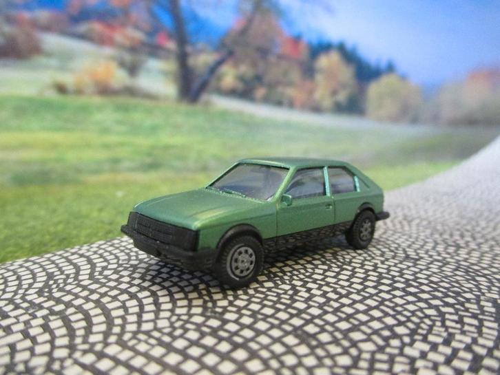 Opel Kadett D SR / GSi - Herpa groenmetallic, Hobby en Vrije tijd, Modelauto's | 1:87, Zo goed als nieuw, Auto, Herpa, Ophalen of Verzenden