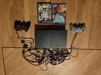 PlayStation 2 met 2 controllers en 2 spellen, Spelcomputers en Games, Spelcomputers | Sony PlayStation 2, Met 2 controllers, Ophalen of Verzenden
