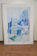 Litho Milou Hermus Academisch Ziekenhuis Leiden 1985, Antiek en Kunst, Ophalen of Verzenden