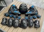 Roces verstelbare skeelers mt 38-41 met beschermset en helm., Ophalen of Verzenden, Verstelbaar, Gebruikt, Roces