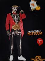 Halloween Kostuum - Skelet  Maat L, Kleding | Heren, Carnavalskleding en Feestkleding, Maat 52/54 (L), Onbekend, Nieuw, Ophalen of Verzenden