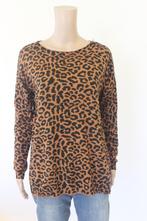Kaylla dierenprint trui one size, Maat 38/40 (M), Bruin, ., Ophalen of Verzenden