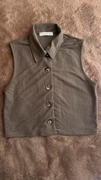TOPS // GROEN & BEIGE, Kleding | Dames, Tops, Verzenden, Zo goed als nieuw, Zonder mouw, Maat 34 (XS) of kleiner