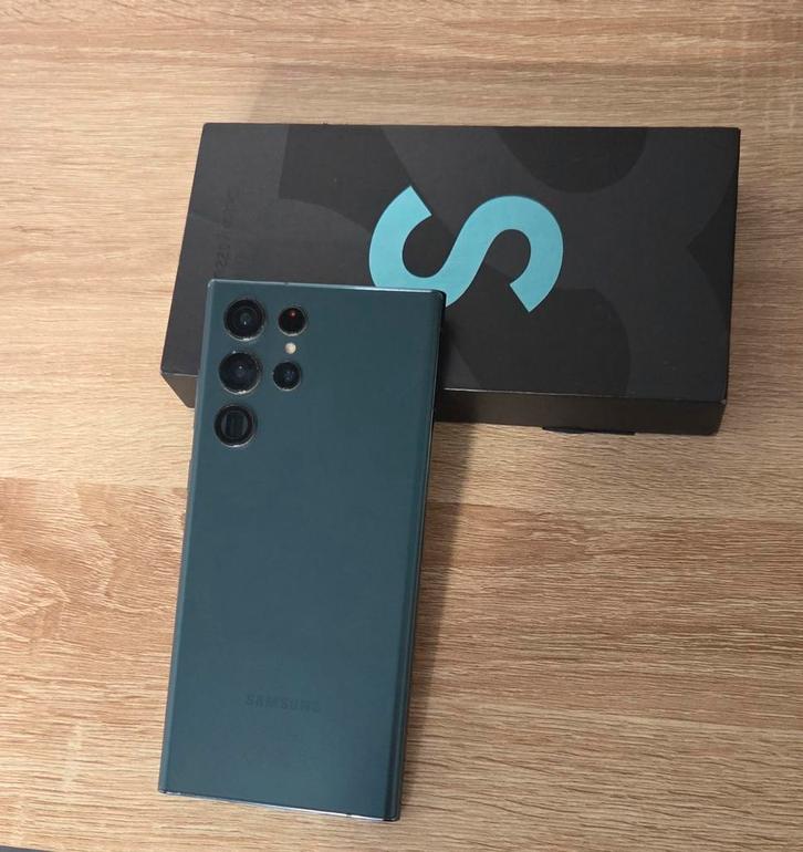 Samsung Galaxy S22 Ultra, groen, prima staat!, Telecommunicatie, Mobiele telefoons | Samsung, Zo goed als nieuw, Galaxy S22, 128 GB