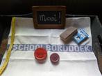 SCHOOLBORD DOEK UNIEK LEUK AAN REGAAL..........., Ophalen of Verzenden