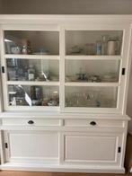Witte Buffetkast, Huis en Inrichting, Kasten | Buffetkasten, 200 cm of meer, Zo goed als nieuw, 25 tot 50 cm, Met deur(en)