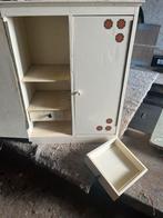 Vintage Kastje met Lade en Deur, Minder dan 50 cm, Gebruikt, Ophalen of Verzenden, Minder dan 100 cm