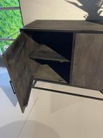 dressoir 220cm massief mango zwart metaal Hoge kwaliteit, Verzenden, Nieuw, 200 cm of meer, DRESSOIR 220 cm mango zwart metaal Hoge kwaliteit superprijs