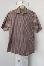 Van gils overhemd bruin korte mouw 37 valt 38, Kleding | Heren, Overhemden, Bruin, Halswijdte 38 (S) of kleiner, Zo goed als nieuw