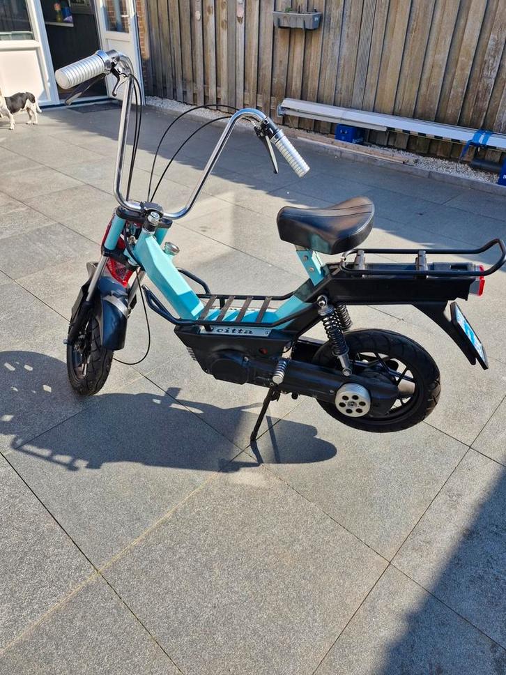 Gilera citta gepoedercoat, Fietsen en Brommers, Snorfietsen en Snorscooters, Zo goed als nieuw, Gilera, Ophalen