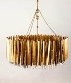 Luxe Hanglampen, Kroonluchters, Plafonnières, Plafondlampen, Huis en Inrichting, Lampen | Hanglampen, Glas, Nieuw, Ophalen of Verzenden