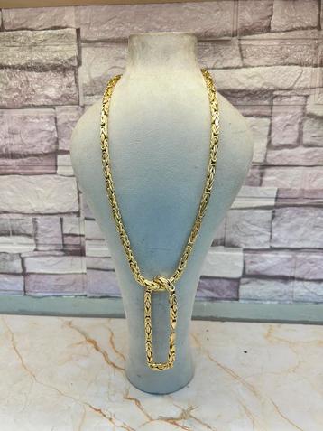 Koningsschakel Ketting & Armband - 14k 585 beschikbaar voor biedingen