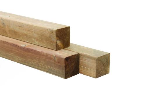 Palen 90x90 mm - Geïmpregneerd – FSC, Tuin en Terras, Palen, Balken en Planken, Nieuw, Palen, 250 cm of meer, Ophalen