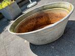 Zinken teil gebruikt, waterdicht en zonder gaten, Tuin en Terras, Bloembakken en Plantenbakken, Ophalen, Overige materialen, Gebruikt