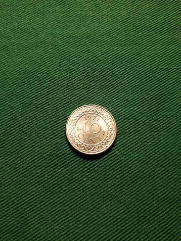 32 munten Suriname 10 cent 1962-1976