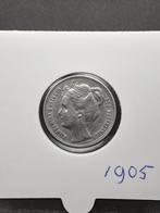 1/2 gulden 1905 Koningin Wilhelmina, Postzegels en Munten, Munten | Nederland, ½ gulden, Zilver, Ophalen of Verzenden, Koningin Wilhelmina