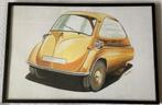BMW Isetta afbeelding in lijst, Ophalen of Verzenden, Zo goed als nieuw, Auto's