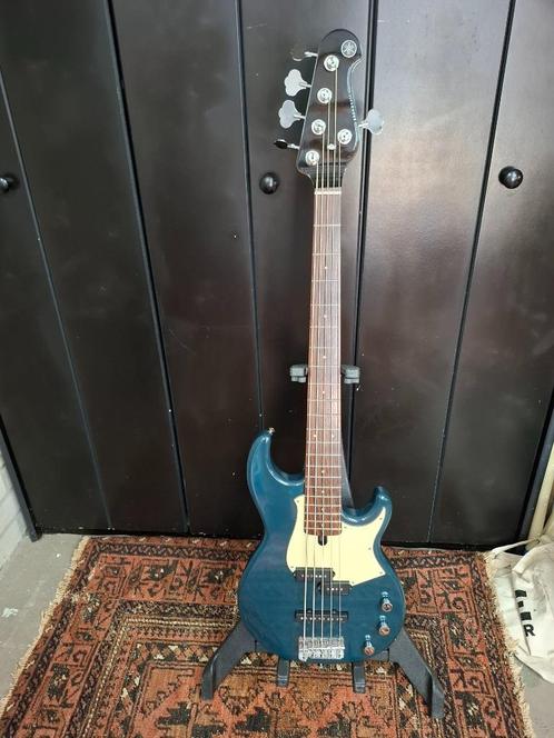 basgitaar Yamaha BB 435  Teal Blue, Muziek en Instrumenten, Snaarinstrumenten | Gitaren | Bas, Nieuw, Elektrisch, 5-snarig, Ophalen