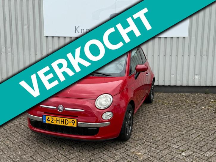 Fiat 500 1.2 Lounge Automaat, Airco, Open dak, Auto's, Fiat, Bedrijf, Te koop, ABS, Airbags, Airconditioning, Centrale vergrendeling