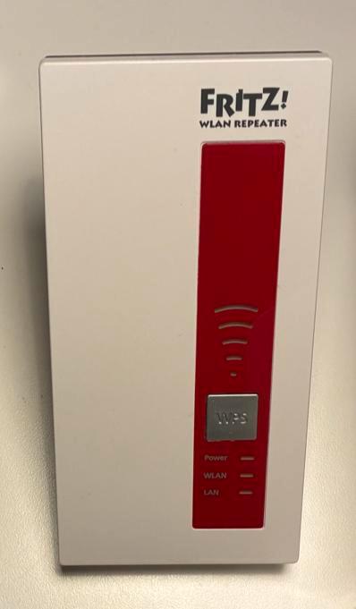 FRITZ!WLAN Repeater 1750E, Computers en Software, WiFi-versterkers, Gebruikt, Ophalen