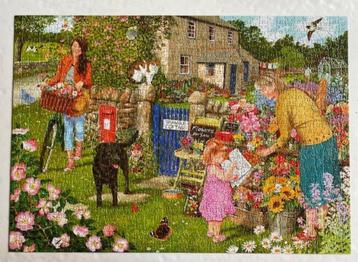 Hop puzzel. Pocketful of posies. 1000 stukjes. beschikbaar voor biedingen