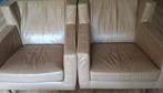 2 Fauteuils merk label, Huis en Inrichting, Fauteuils, Ophalen, Gebruikt, 75 tot 100 cm, Modern, strak