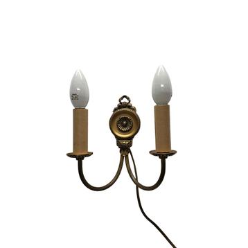 Frans klassieke stijl bronzen wandlamp, jaren 80/90 beschikbaar voor biedingen