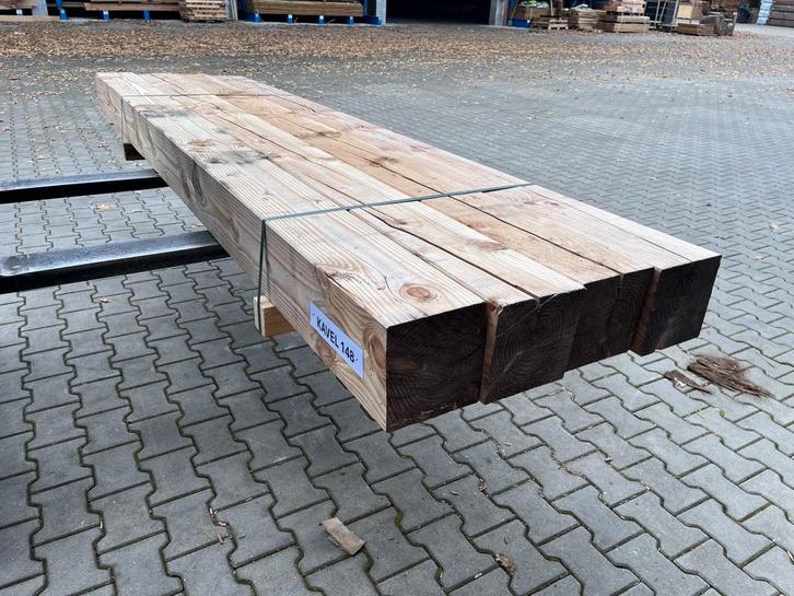 Douglashout restant partijen, Doe-het-zelf en Verbouw, Hout en Planken, Zo goed als nieuw, Balk, Overige houtsoorten, 300 cm of meer